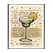 Stupell Industries Salt Margarita Recipe Framed Giclee, design by Nancy Overton